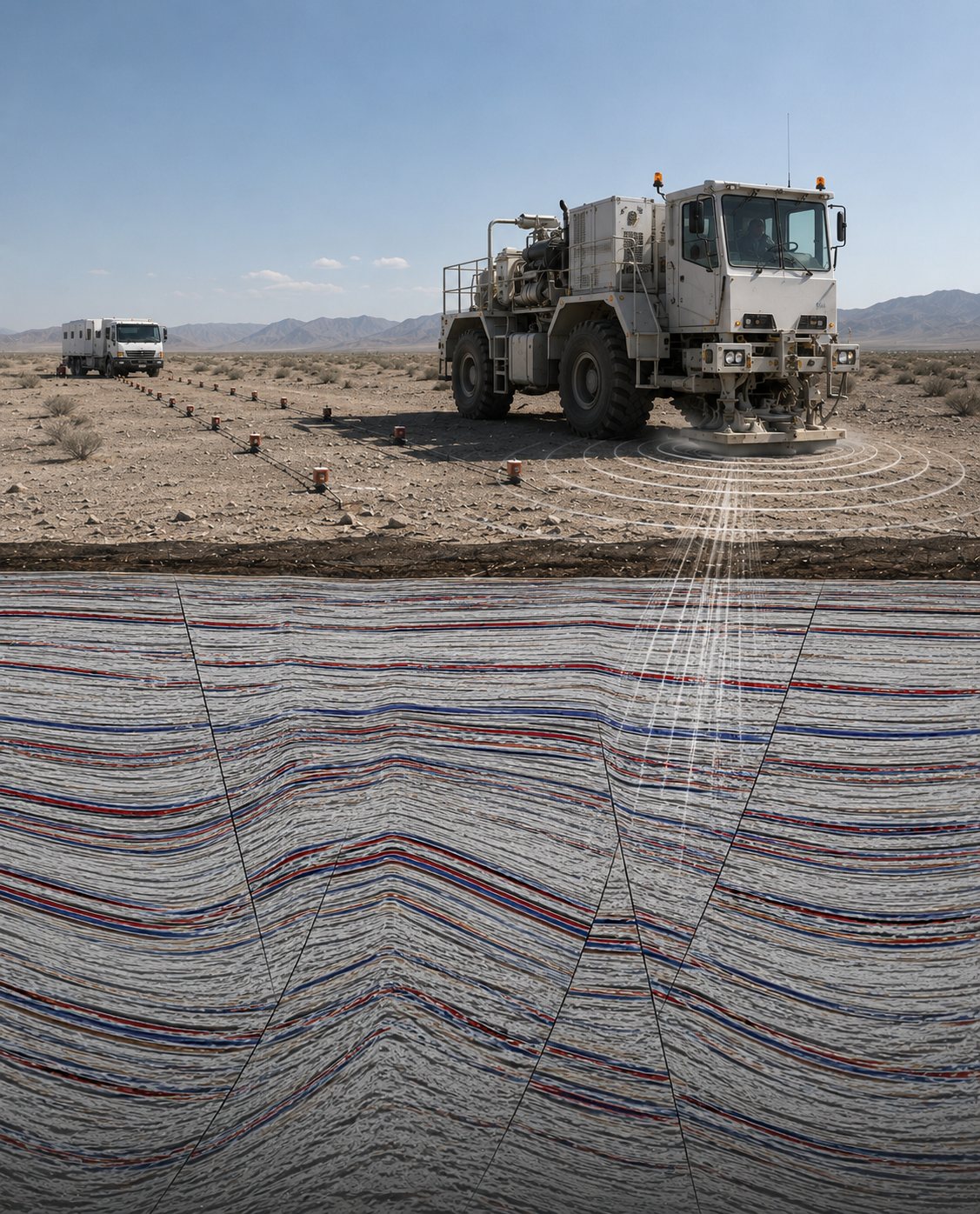 Seismic survey acquisition in the field